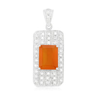 Carnelian Silver Pendant