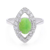 Imperial Chrysoprase Silver Ring