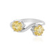 Yellow Beryl Silver Ring