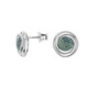 Fuchsite Silver Earrings (dagen)