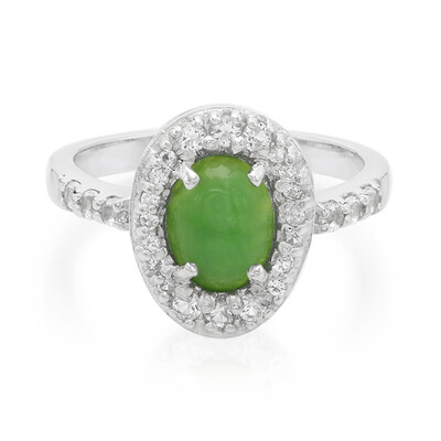 Imperial Chrysoprase Silver Ring