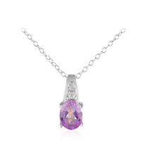 Lilac Mystic Topaz Silver Necklace