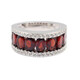 Mozambique Garnet Silver Ring