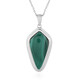 Malachite Silver Necklace