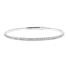 14K I1 (H) Diamond Gold Bangle (CIRARI)