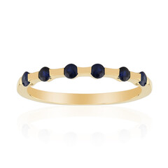 9K Blue Sapphire Gold Ring