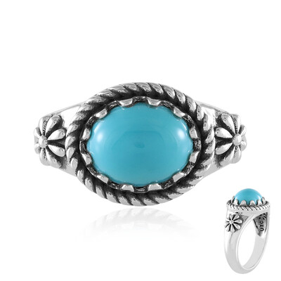 Sleeping Beauty Turquoise Silver Ring (Desert Chic)