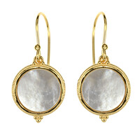 Mother of Pearl Silver Earrings