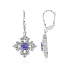 Tanzanite Silver Earrings