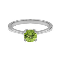 Peridot Silver Ring