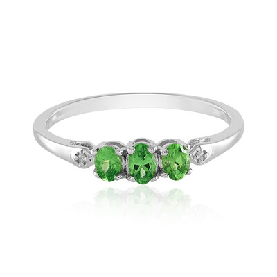 Tsavorite Silver Ring