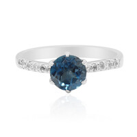 London Blue Topaz Silver Ring