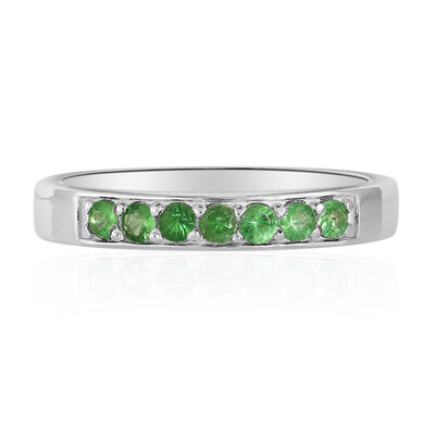 Tsavorite Silver Ring