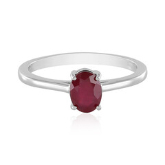 Madagascar Ruby Silver Ring