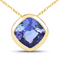 14K Tanzanite Gold Necklace