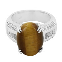 Tiger´s Eye Silver Ring