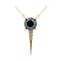 9K Black Diamond Gold Necklace (de Melo)