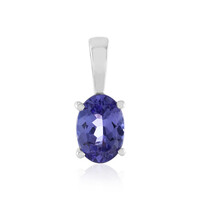 AAA Tanzanite Platinum Pendant