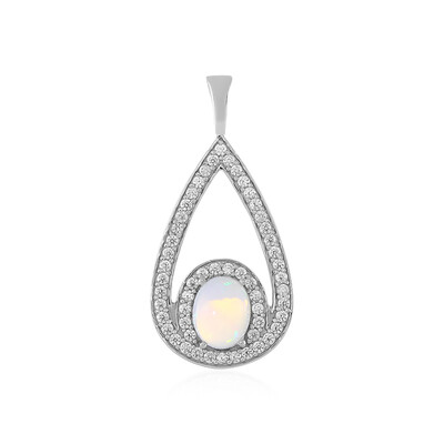 Welo Opal Silver Pendant