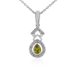 Sphene Silver Necklace