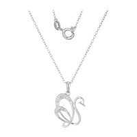 I3 (I) Diamond Silver Necklace