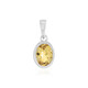 Yellow Beryl Silver Pendant