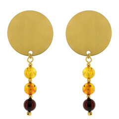 Baltic Amber Silver Earrings