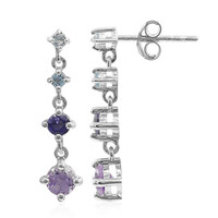 Amethyst Silver Earrings