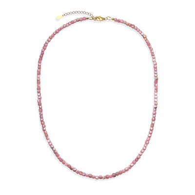 Rhodochrosite Silver Necklace