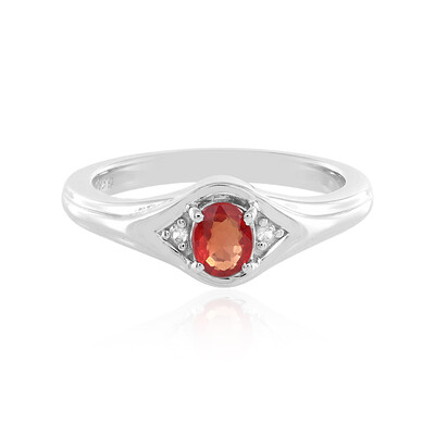 Tanzanian Ruby Silver Ring