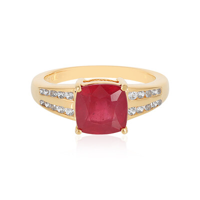 Bemainty Ruby Silver Ring