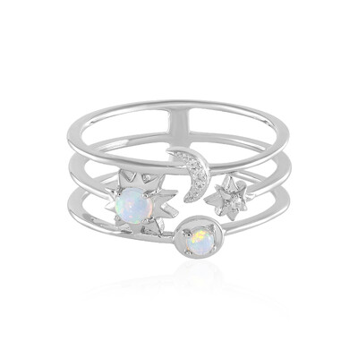 Welo Opal Silver Ring