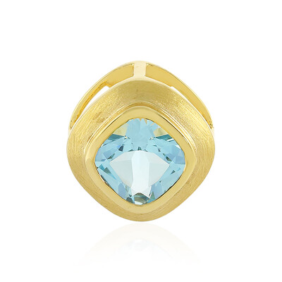 Sky Blue Topaz Silver Pendant (MONOSONO COLLECTION)