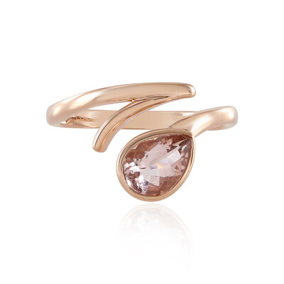 9K AAA Madagascan Morganite Gold Ring (KM by Juwelo)