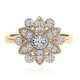 14K IF (D) Diamond Gold Ring (Annette)