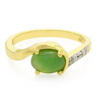 Imperial Chrysoprase Silver Ring