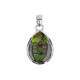 Ammolite Silver Pendant