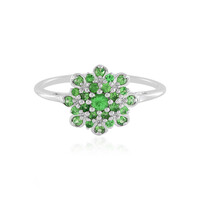 Tsavorite Silver Ring