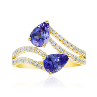 14K AAA Tanzanite Gold Ring (CIRARI)