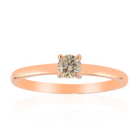 9K VS1 Argyle Rose De France Diamond Gold Ring