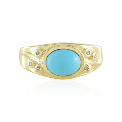 Sleeping Beauty Turquoise Silver Ring