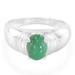 Imperial Chrysoprase Silver Ring