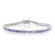 Tanzanite Silver Bracelet