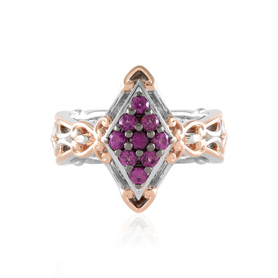 Rhodolite Silver Ring (Gems en Vogue)