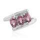 Purple Spinel Silver Ring