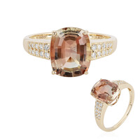 14K Oregon Sunstone Gold Ring (AMAYANI)