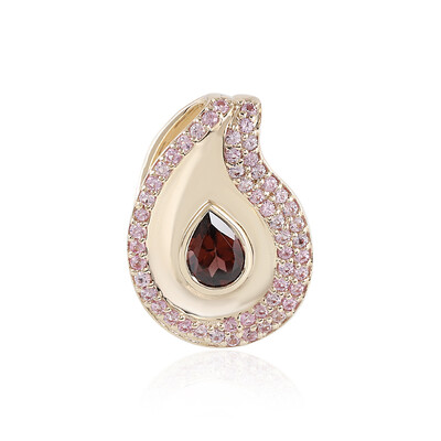 9K Pink Zircon Gold Pendant (Adela Gold)