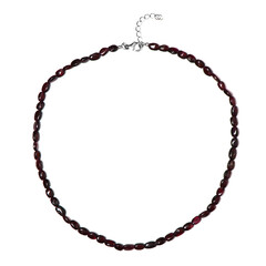 Rhodolite Silver Necklace