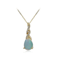 14K AAA Welo Opal Gold Necklace (CIRARI)