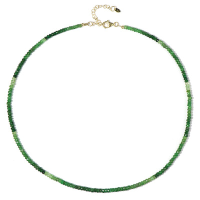 Tanzanian Tsavorite Silver Necklace